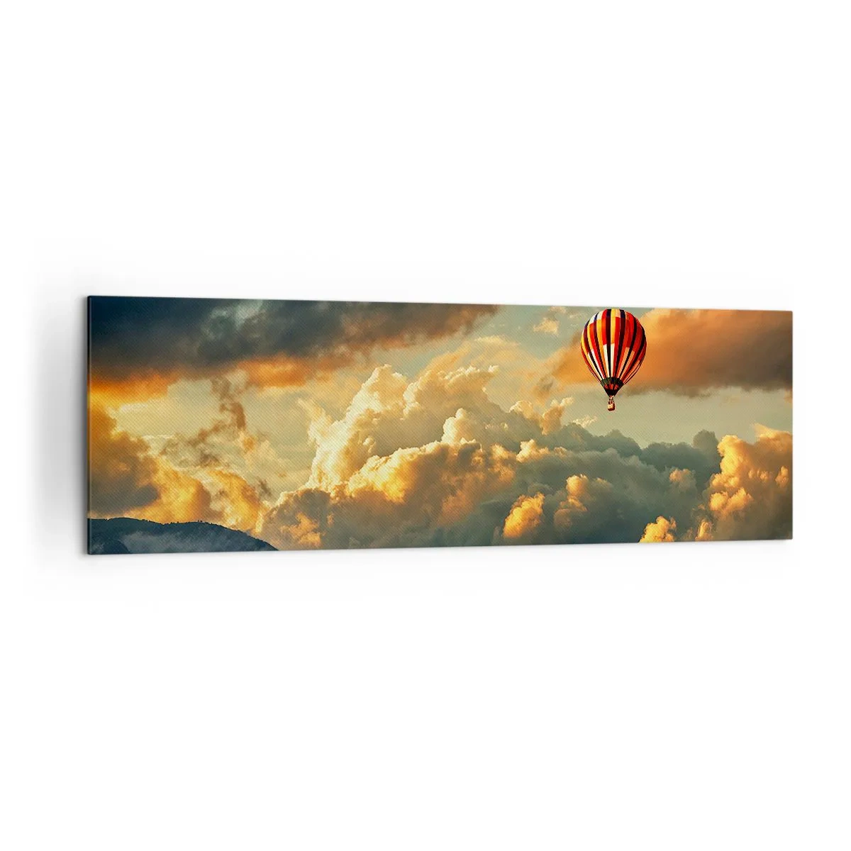 Lærredstryk - Billede på lærred - Jeg går, fordi jeg vil - 160x50 cm