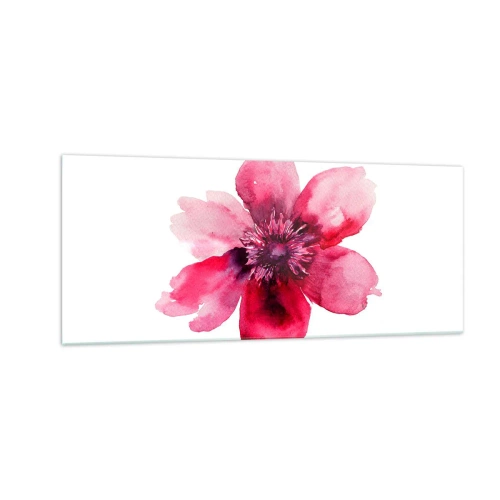 Billede på glas - Karminduftende kys - 100x40 cm