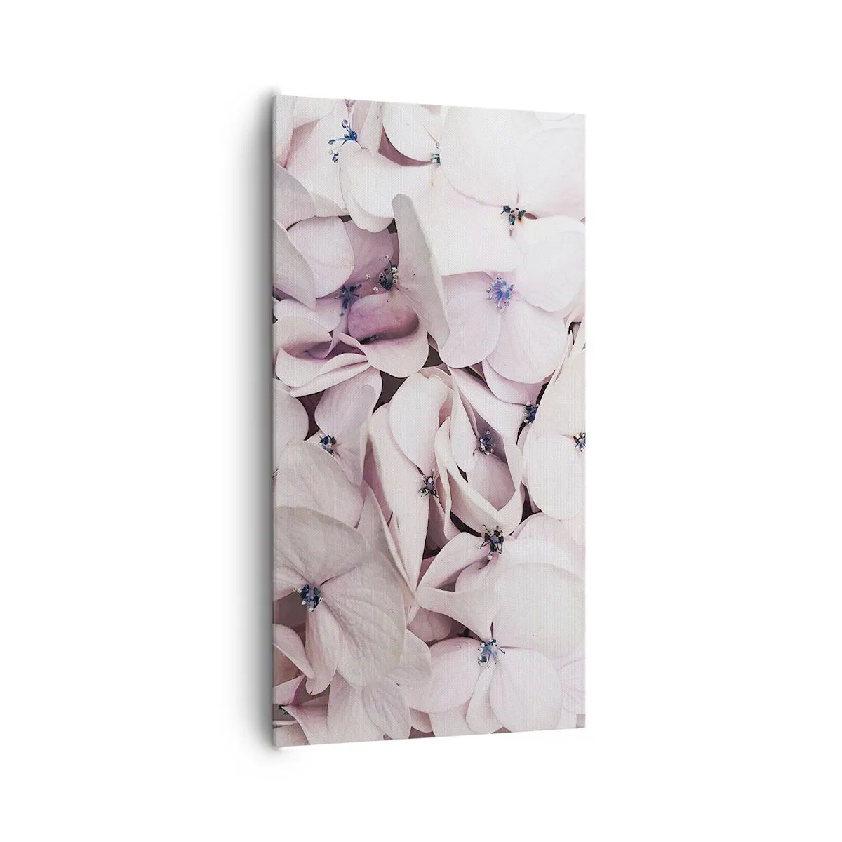 Lærredstryk - Billede på lærred - I en flod af blomster - 65x120 cm