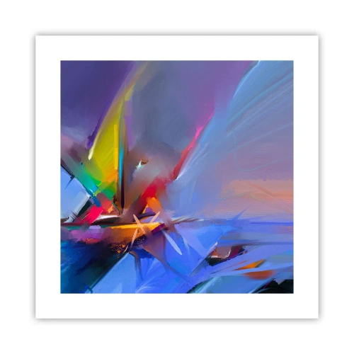 Plakat - Propeller som en fugl - 40x40 cm