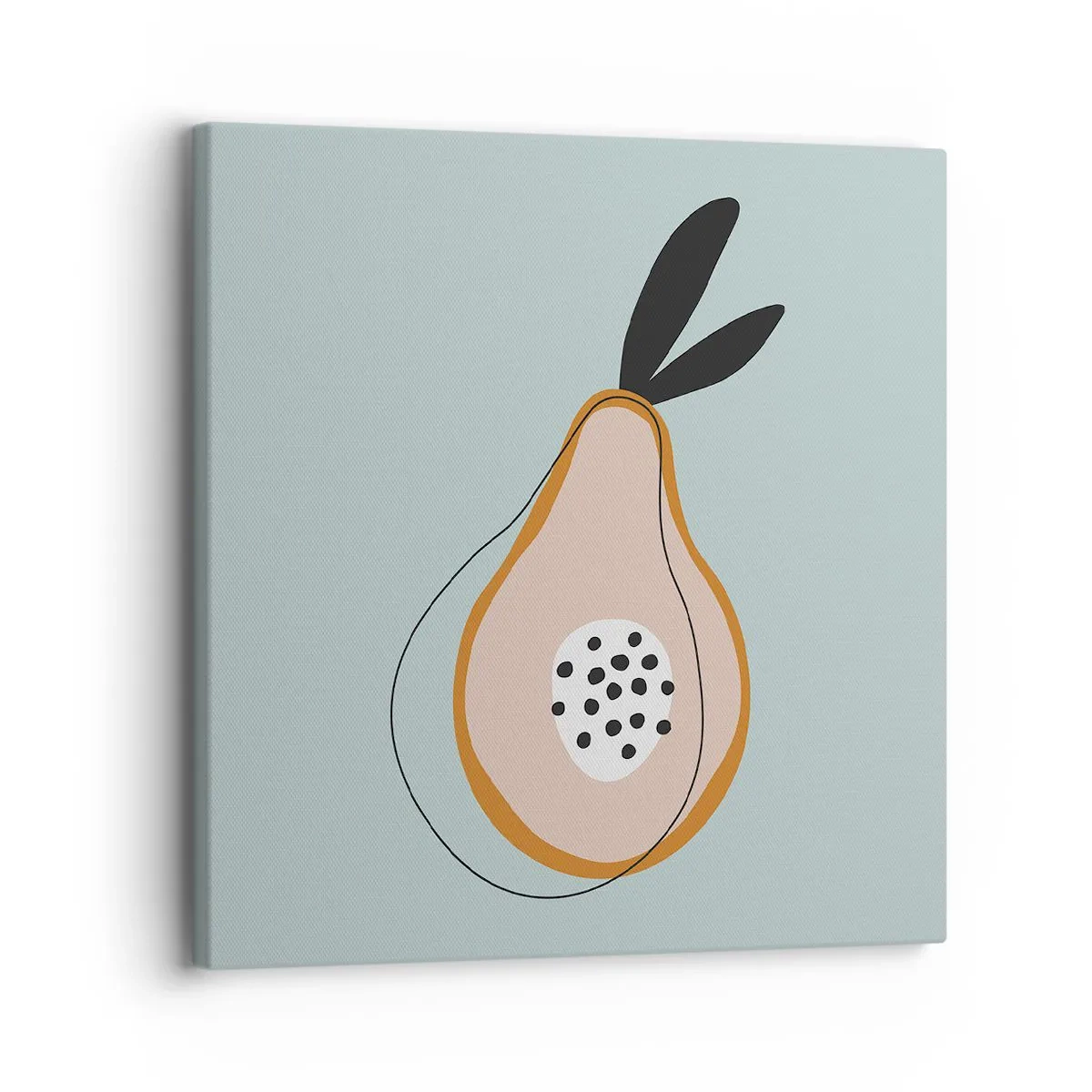 Lærredstryk - Billede på lærred - Trænge ind i tingenes natur - 30x30 cm