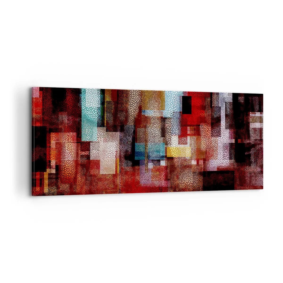 Lærredstryk - Billede på lærred - Forvirring med forvirring - 100x40 cm