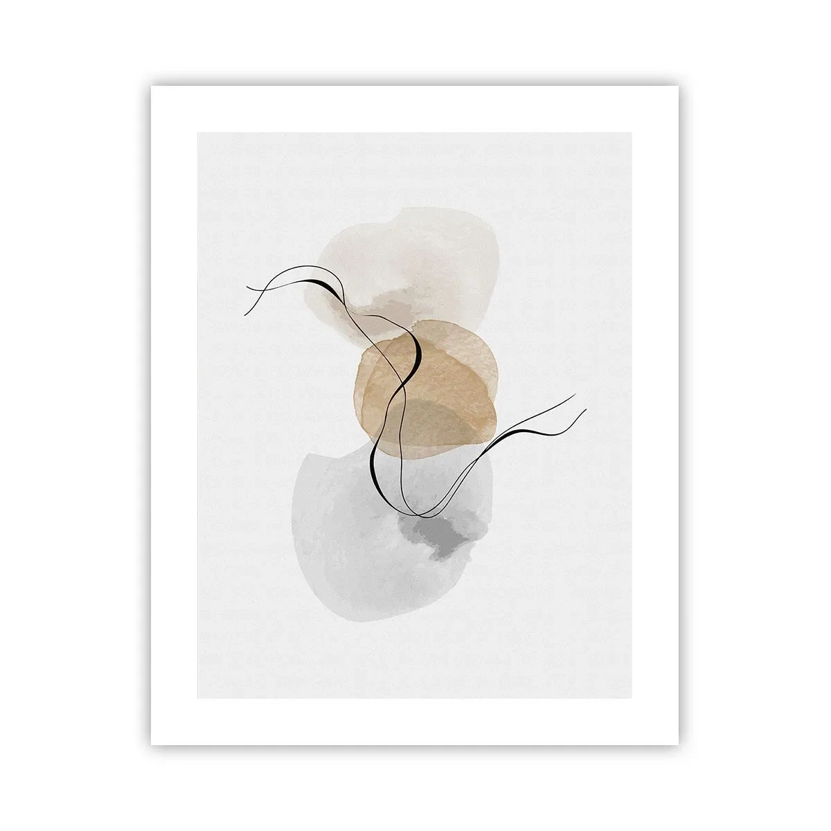 Plakat - Perler i luften - 40x50 cm