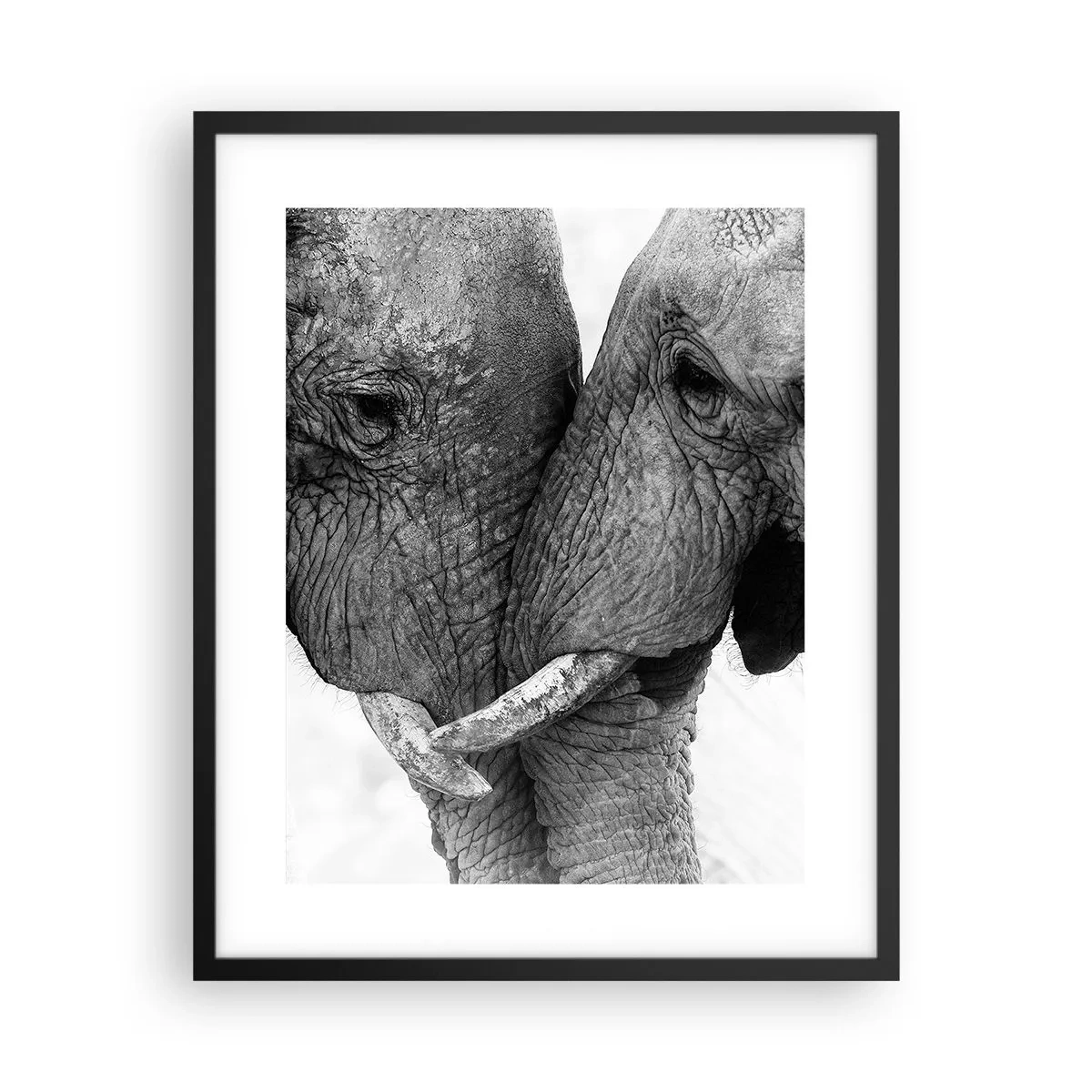 Plakat i sort ramme - Hjertelig tilståelse - 40x50 cm