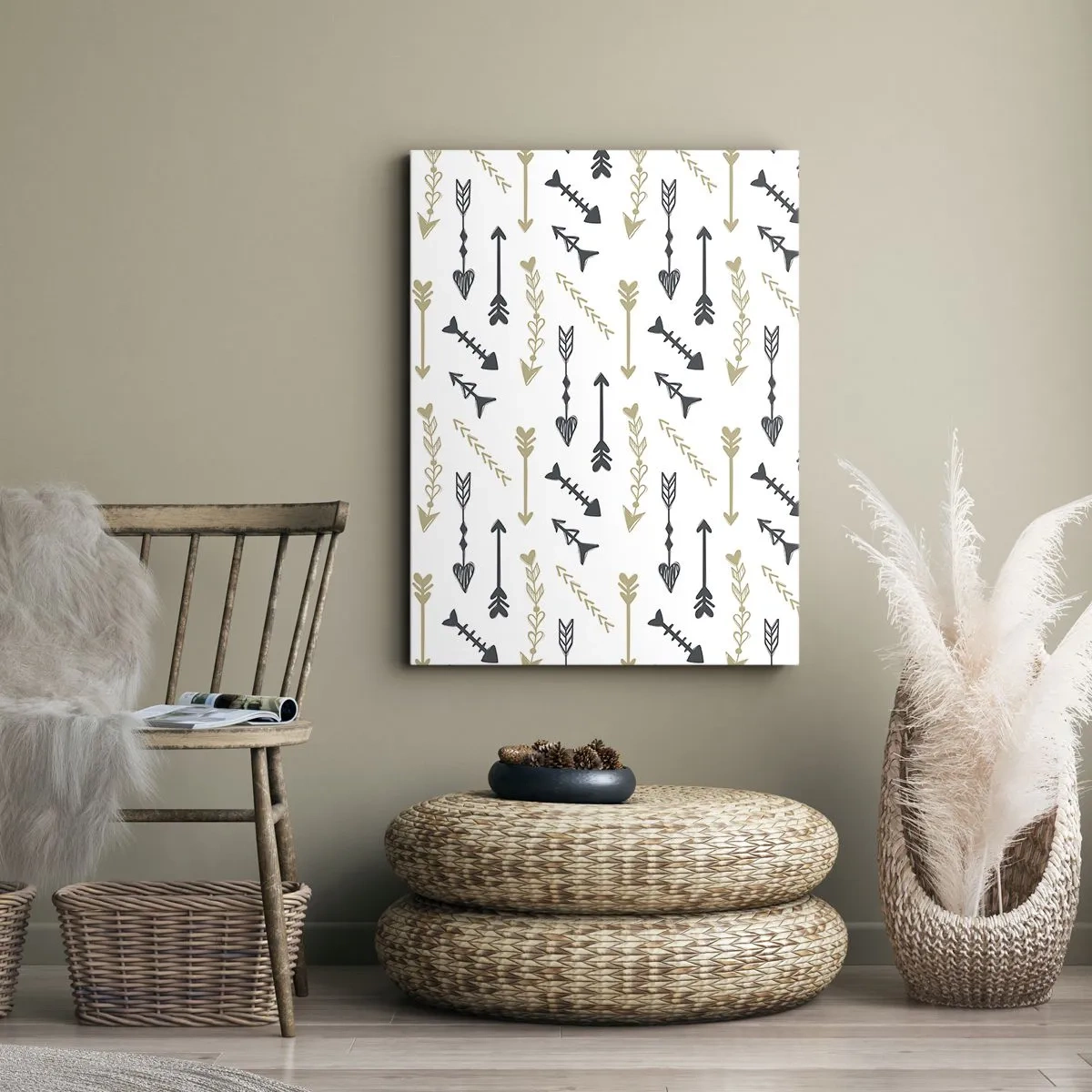 Lærredstryk - Billede på lærred - Skyttens drøm - 50x70 cm