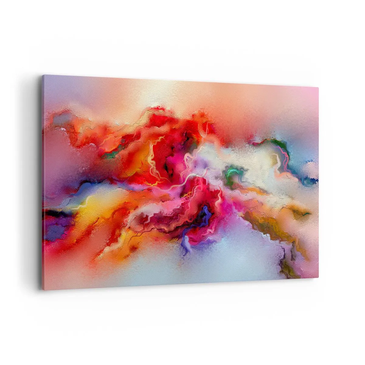 Lærredstryk - Billede på lærred - Sådan fanger du drømmen - røg - 100x70 cm