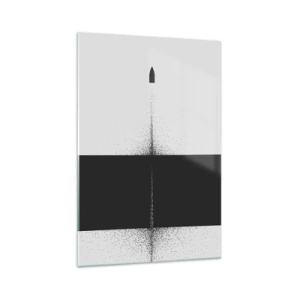 Billede på glas - Lige til sagen - 70x100 cm