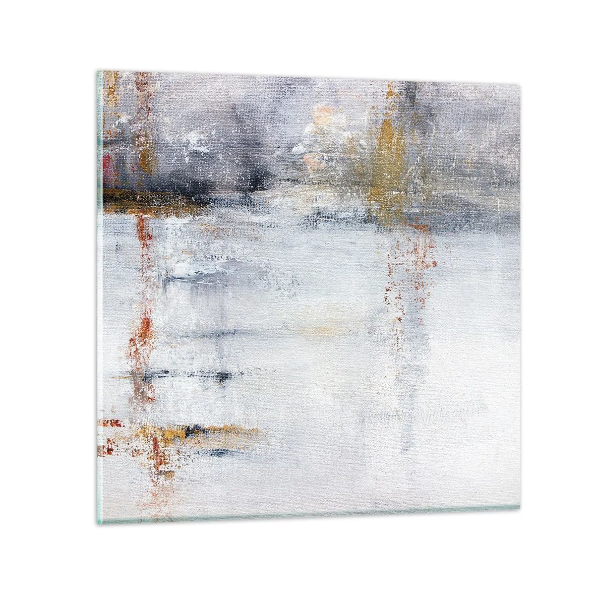 Billede på glas - Bag lufttæppet - 60x60 cm