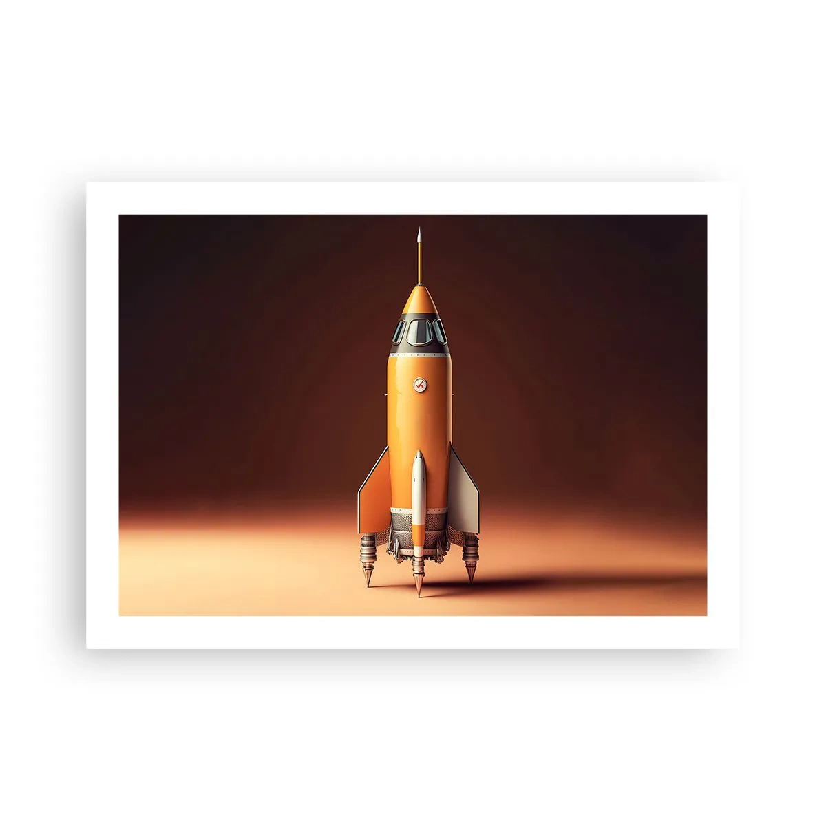 Plakat - Det begynder med en drøm - 70x50 cm