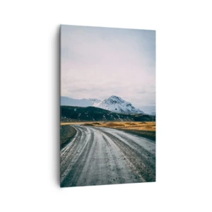 Lærredstryk - Billede på lærred - I en islandsk atmosfære - 80x120 cm