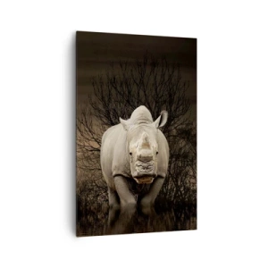 Lærredstryk - Billede på lærred - Hvidt mod naturen - 80x120 cm