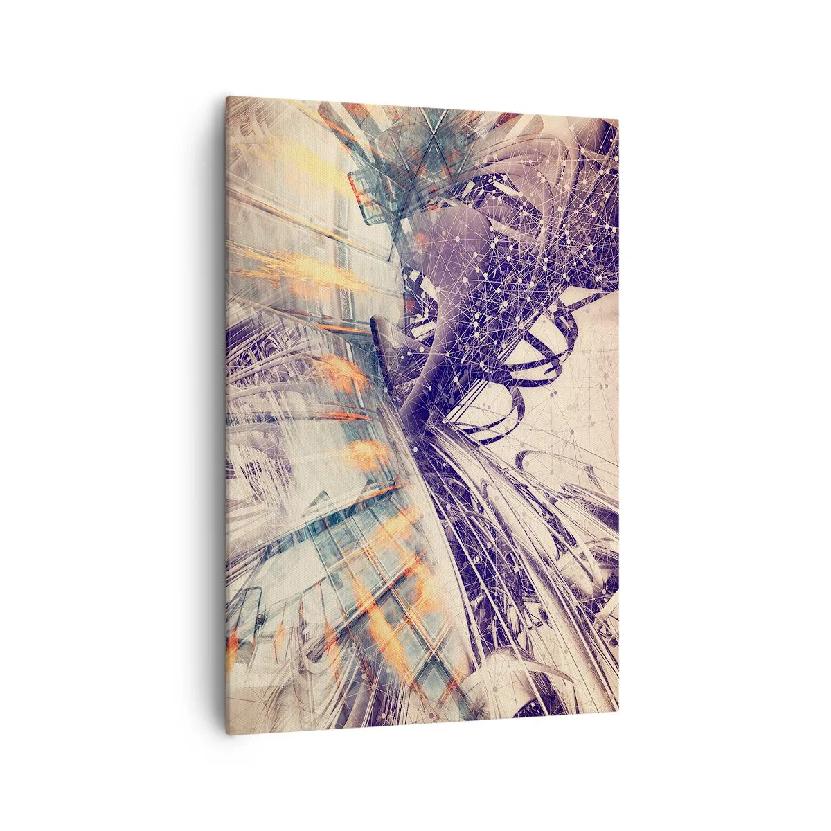 Lærredstryk - Billede på lærred - I stor hast - 70x100 cm