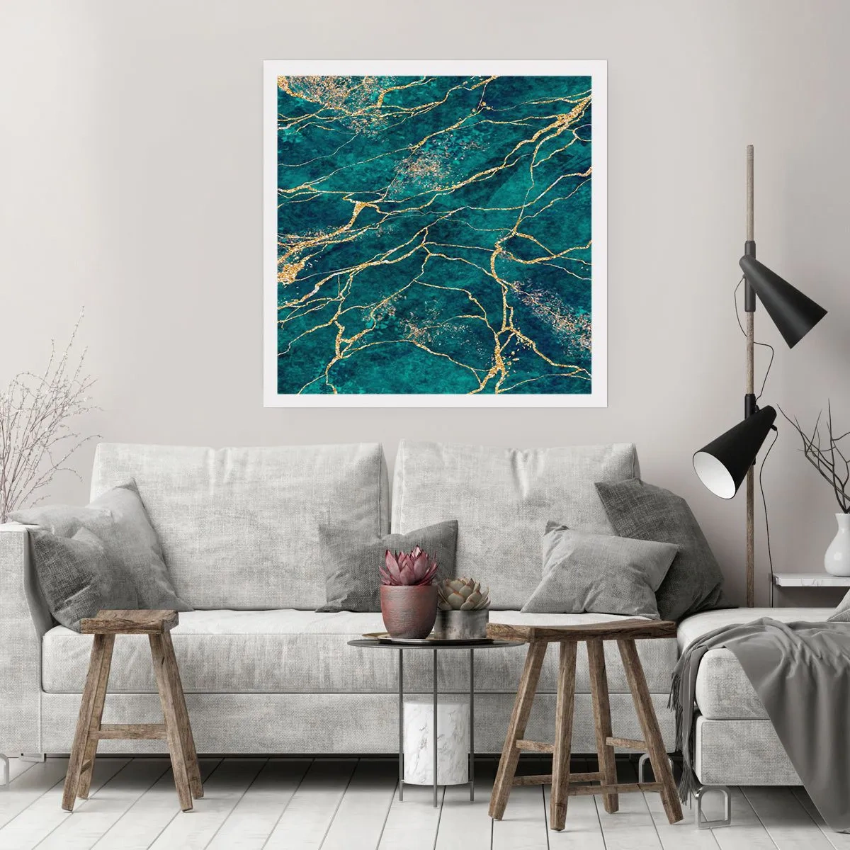 Plakat - Guldåre - 40x40 cm