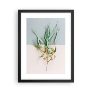 Plakat i sort ramme - Pastelfarvernes subtilitet - 30x40 cm