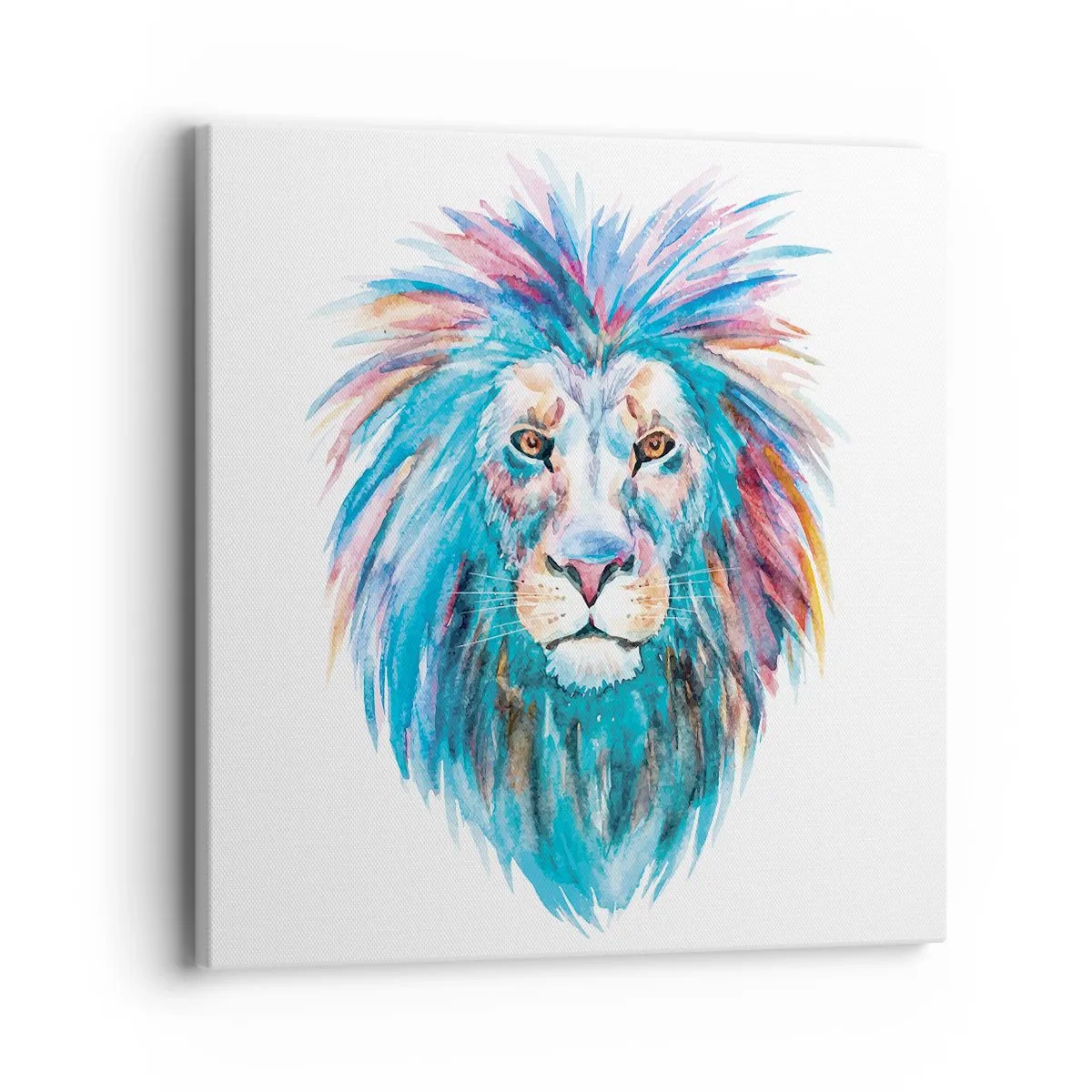 Lærredstryk - Billede på lærred - En elektrificerende aura - 40x40 cm