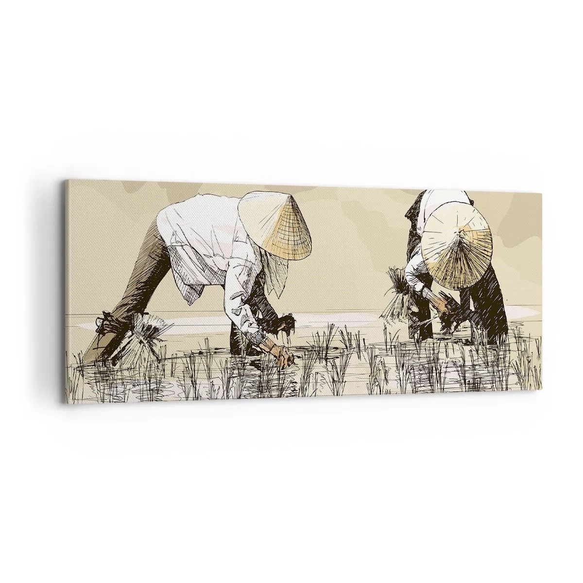 Lærredstryk - Billede på lærred - God høst - 100x40 cm
