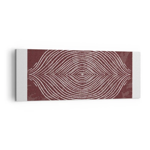 Lærredstryk - Billede på lærred - Rummet taler - 140x50 cm