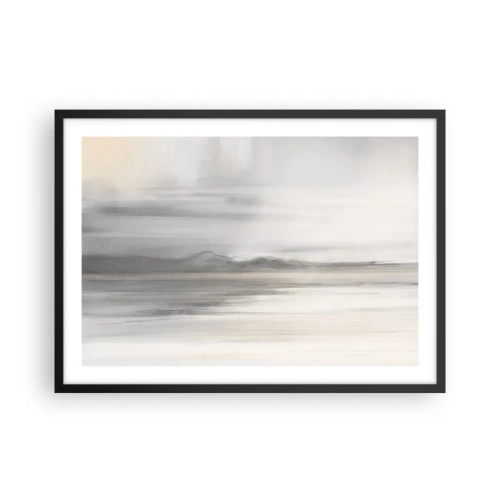 Plakat i sort ramme - En tankevækkende afstand - 70x50 cm