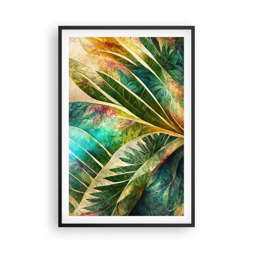 Plakat i sort ramme - Farver fra troperne - 61x91 cm