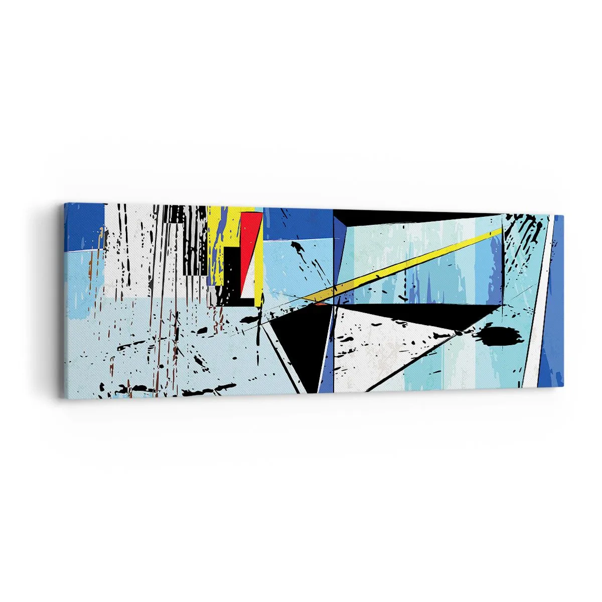 Lærredstryk - Billede på lærred - At se verden fra en ny vinkel... - 90x30 cm