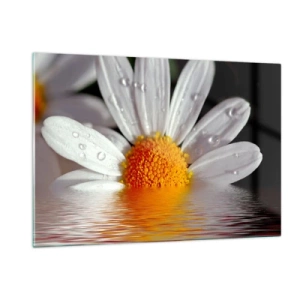 Billede på glas - Den opgående sol på margaret - 120x80 cm