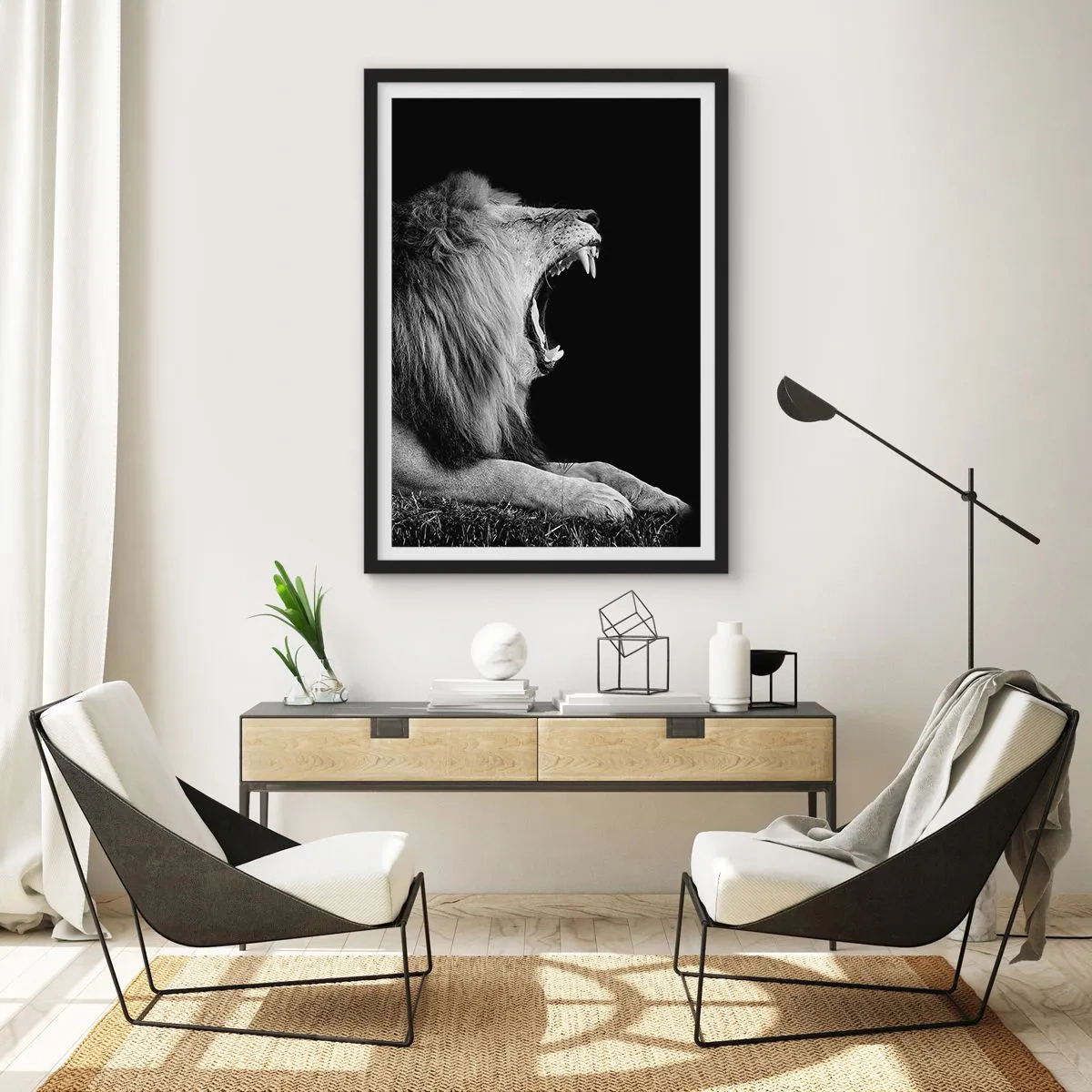 Plakat i sort ramme - Uden tvivl - 40x50 cm