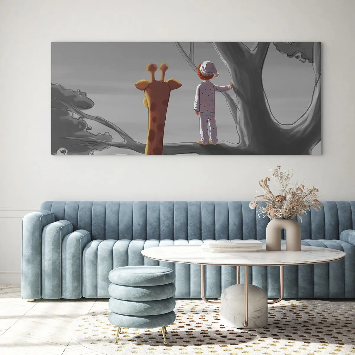 Billede på glas - Det sker virkelig - 140x50 cm