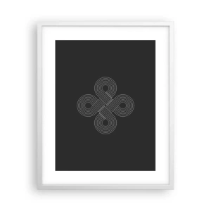 Plakat i hvid ramme - I den keltiske ånd - 40x50 cm