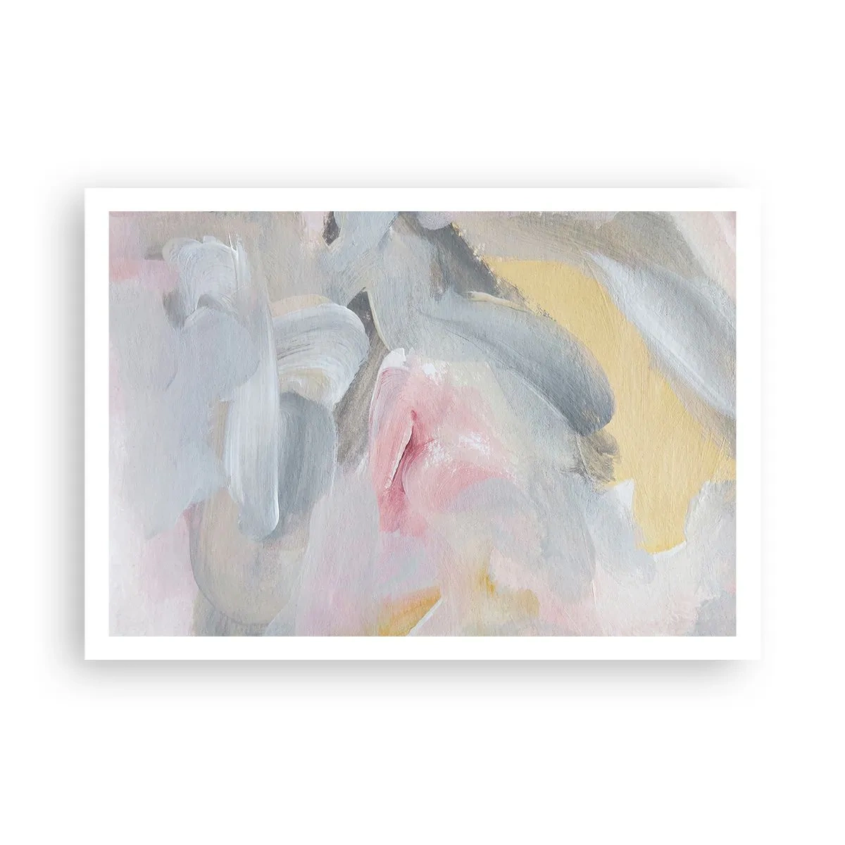 Plakat - I en pastelfarvet verden - 100x70 cm