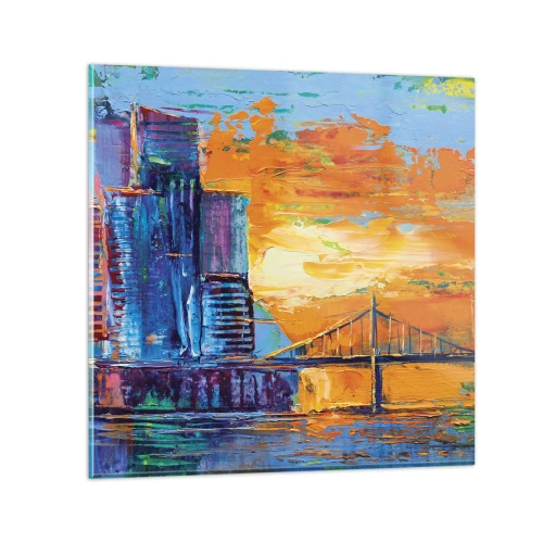 Billede på glas - Kultur og natur - 30x30 cm