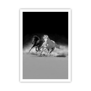 Plakat - Frihedens galop - 70x100 cm