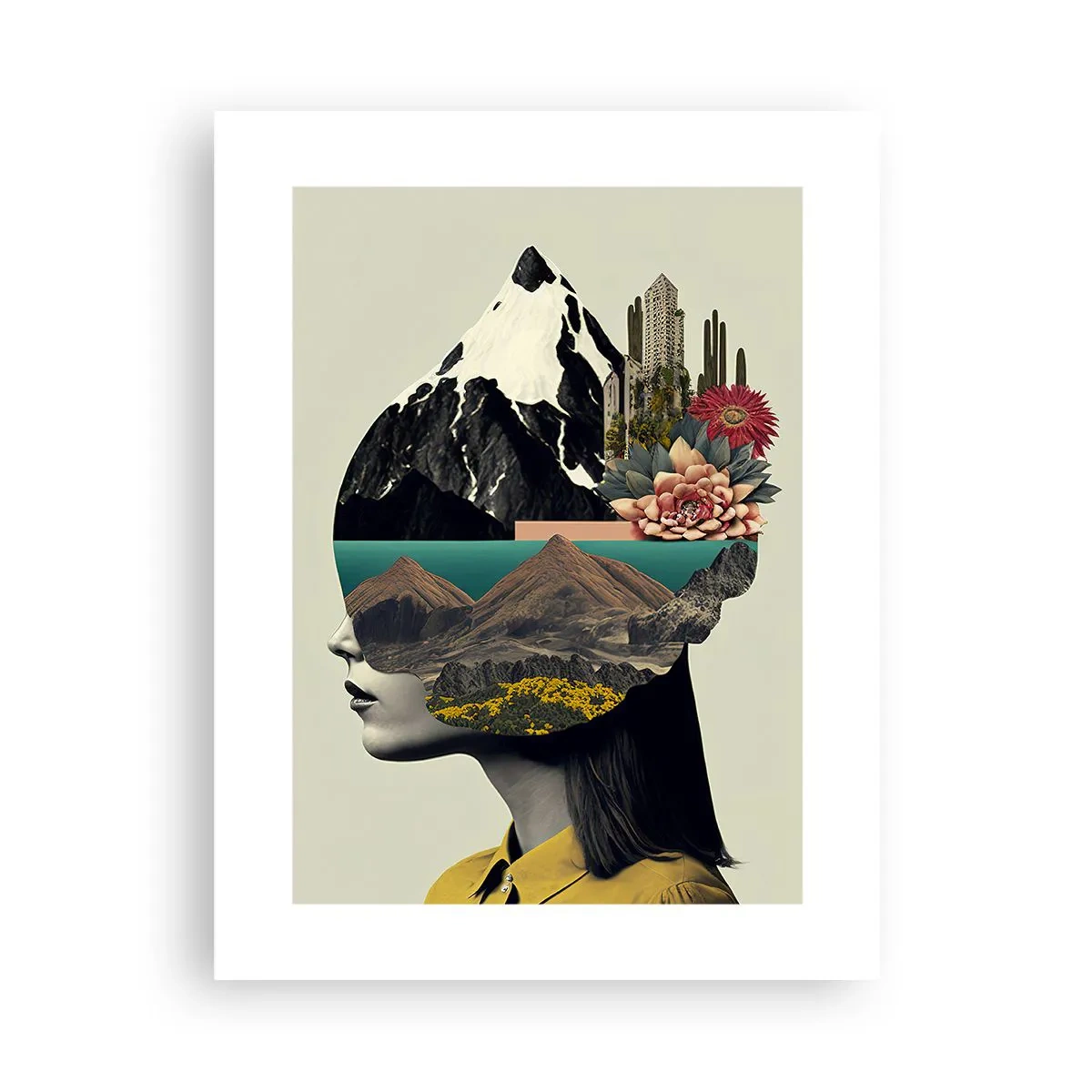 Plakat - Kvinden - altid et mysterium - 30x40 cm