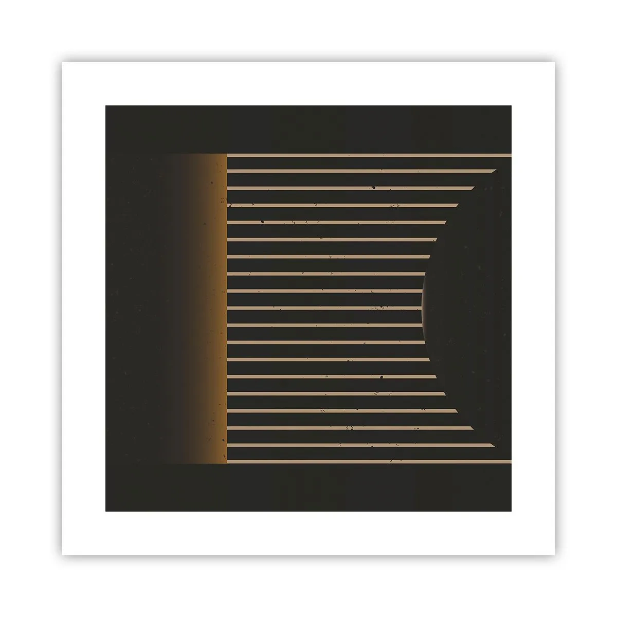 Plakat - Udforsk mørket - 40x40 cm