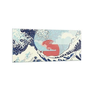 Billede på glas - Fra japanske inspirationer - 120x50 cm