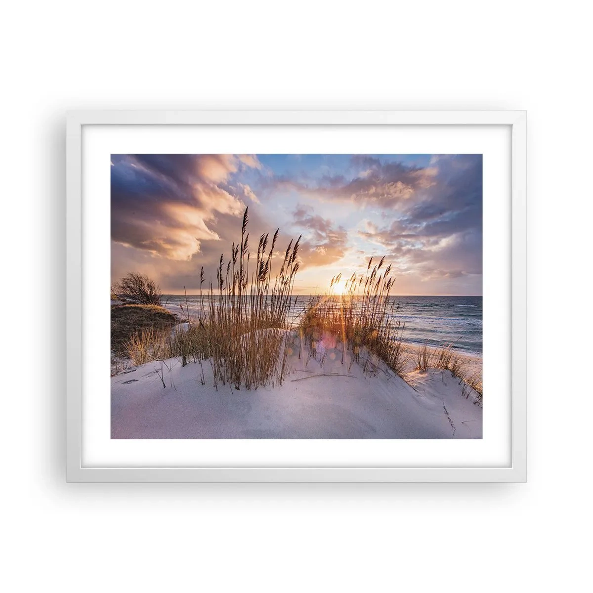Plakat i hvid ramme - Farvel til sol og vind - 50x40 cm