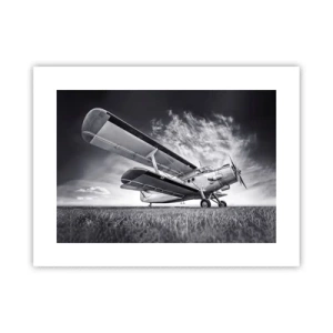 Plakat - Den bevingede vandringsmand - 40x30 cm