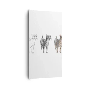 Lærredstryk - Billede på lærred - Tegneundervisning - 65x120 cm