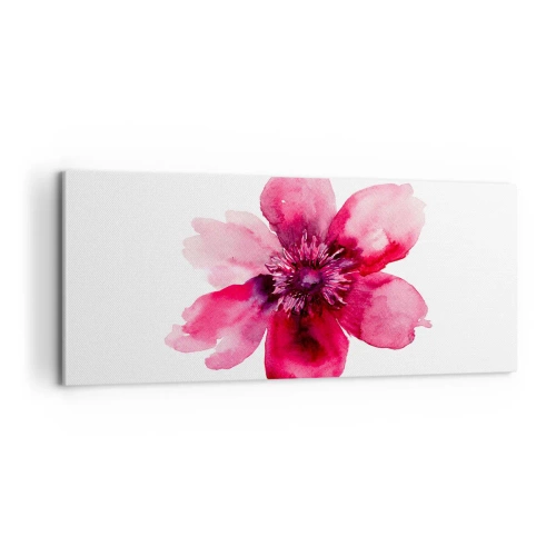 Lærredstryk - Billede på lærred - Karminduftende kys - 100x40 cm