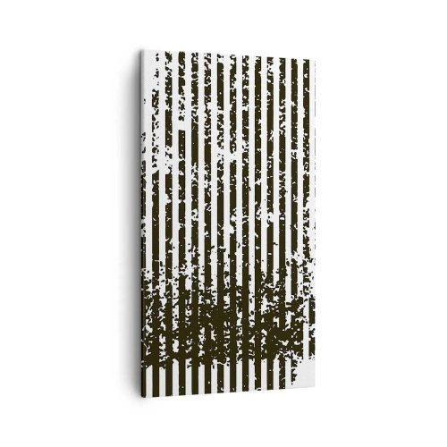 Lærredstryk - Billede på lærred - Rytme og støj - 45x80 cm