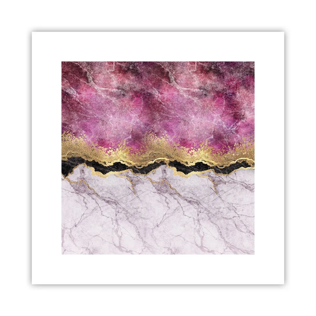 Plakat - På grænsen - 30x30 cm