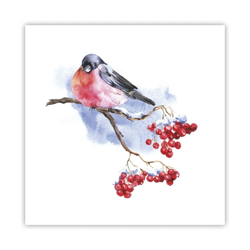 Plakat - Vinter i farver - 60x60 cm