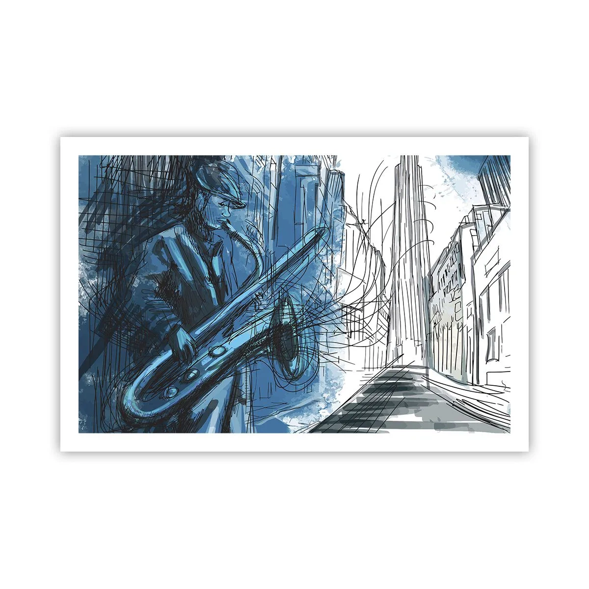 Plakat - Byens rapsodi - 91x61 cm