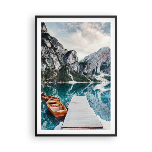 Plakat i sort ramme - Vi vil vise dig skønheden - 61x91 cm