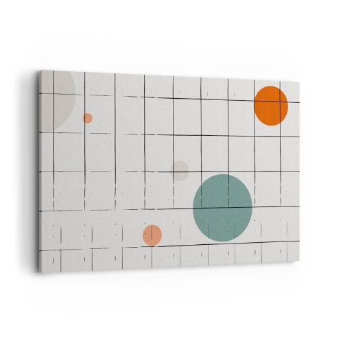 Lærredstryk - Billede på lærred - Fanget i en fælde. Os eller dem? - 120x80 cm