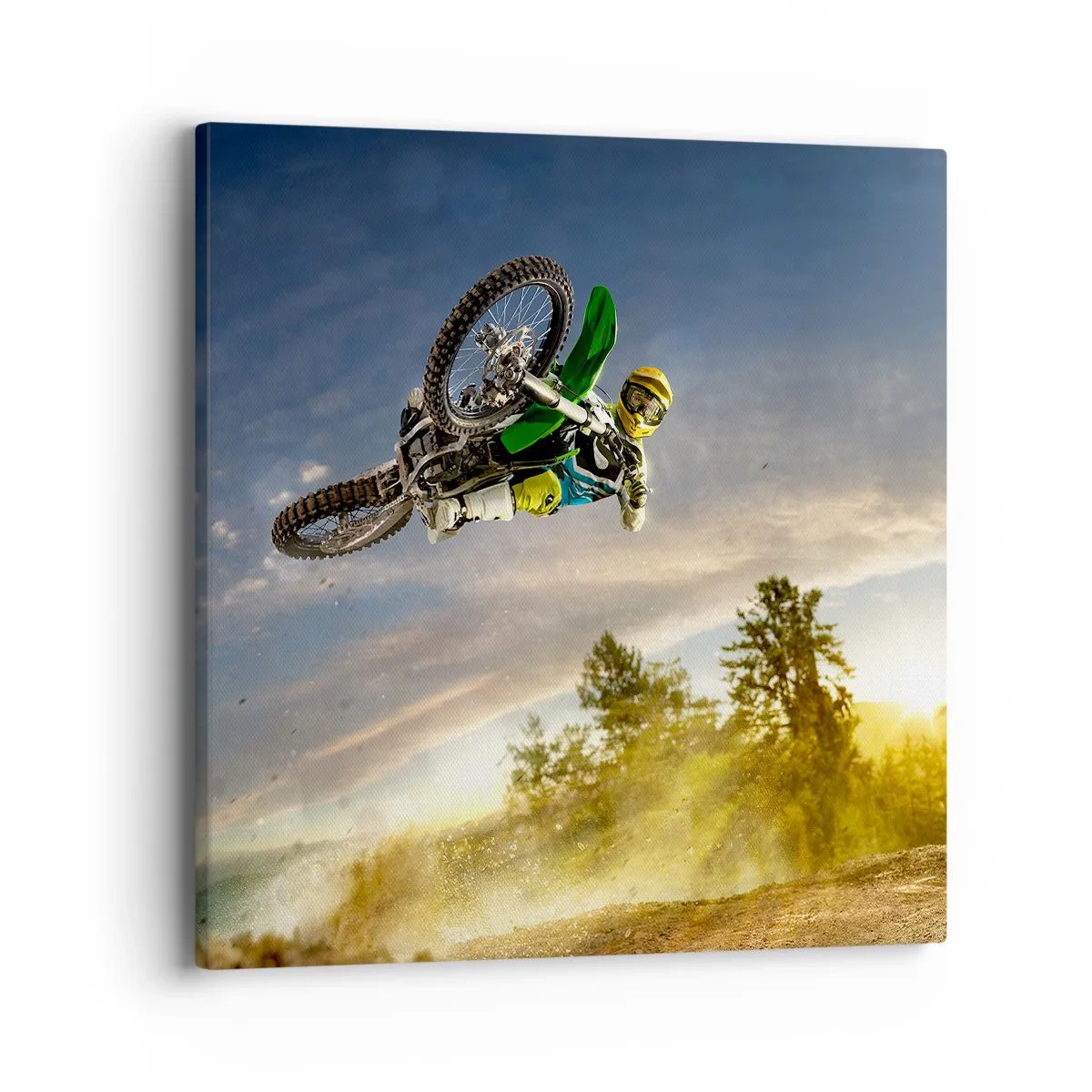 Lærredstryk - Billede på lærred - Tænd for dine følelser! - 40x40 cm