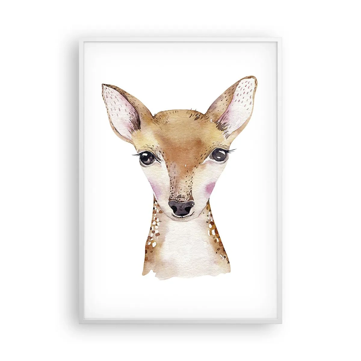 Plakat i hvid ramme - Uskyldighedens natur - 70x100 cm