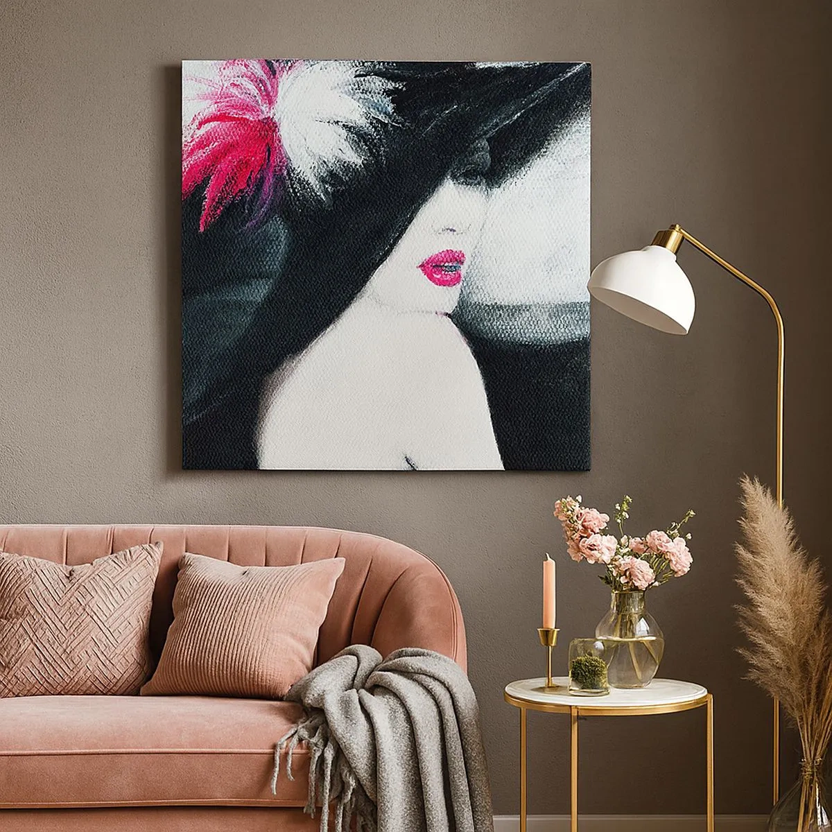 Lærredstryk - Billede på lærred - Altid et mysterium - 30x30 cm