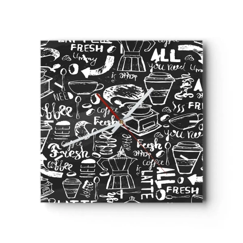 Vægur, Uret - All you need is… - 30x30 cm