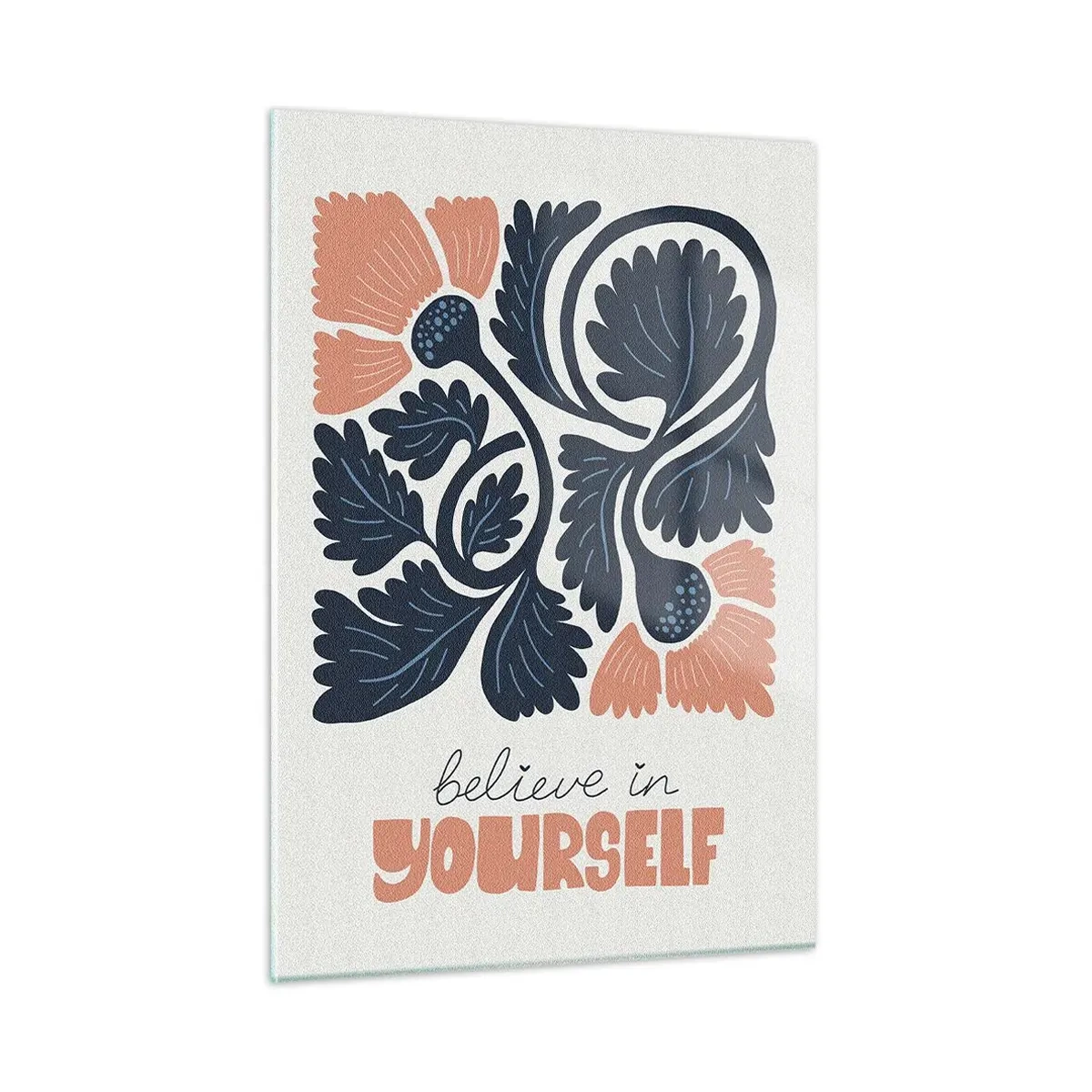 Billede på glas - Og du blomstrer - 50x70 cm