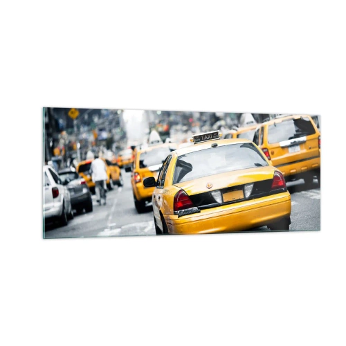 Billede på glas - Kun i denne by - 100x40 cm